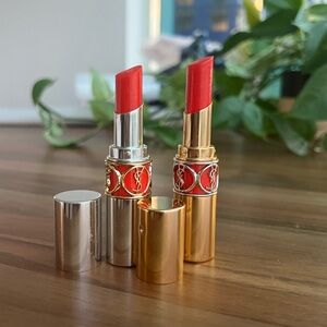 YSL Lip Set - Volupte Tint-in-balm (8) & Rouge Volupte Shine (46)